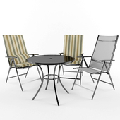 Outdoor seating black