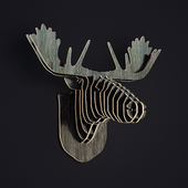 Nordic DIY Wooden Wall Animal Crafts