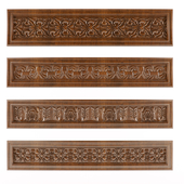 Carved friezes