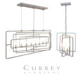 Metro rectangular and square chandelier by Currey&company