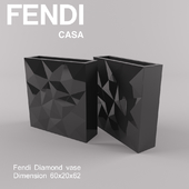 Fendi Diamond Vase