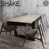 Shake Twist Table & hio chair