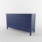 IKEA HAMNES 8-drawer dresser, blue