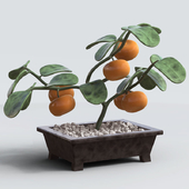Artificial tangerine tree