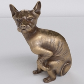Statuette of the Egyptian cat