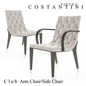 Constantini Pietro Club Armchair and Sidechair