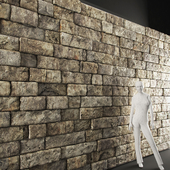 Stone wall sandstone 3x7,5 m
