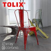 Tolix A chair (vray + corona)