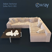 Modern Italian Sectional Sofas Part I-001