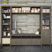 The combination of Ikea to HEMNES living room series