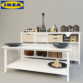 IKEA console and coffee table HEMNES series