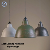 Loft Ceiling Pendant Light Large