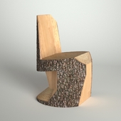 Log chair