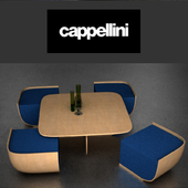 Cappellini Anemos Table and Poufs