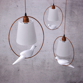 ceiling lamp with bird