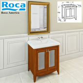 C pedestal washbasin Roca America