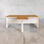 Office table with pedestal eRange