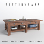 Benchwright rectangular coffee table