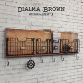 Вешалка - газетница Dialma Brown DB003637