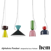Alphabeta pendant - designed by Luca Nichetto