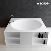 Agape In-Out Bathtubs + dornbracht