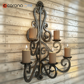 Forged candleholder