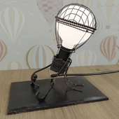 Кованная лампа "Воздушный шар"