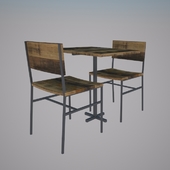 Chairs and table old set_HSK