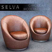 Circular moderrn chair