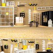 Composition IKEA - shelves and décor