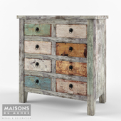 Chest reconstituted wood Maisons du Monde Calanque