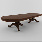 THE HEIRESS DOUBLE PEDESTAL DINING TABLE