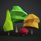 Low Poly Trees