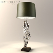 Heathfield &amp; Co Avelin Nickel Table Lamp