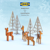 IKEA's SAMSPELT Deer & VINTERMYS Christmas Tree