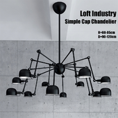 Loft Industry Simple Cap Chandelier