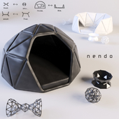 Accessories for dogs from the studio NENDO - Heads or Tails