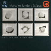 Картины абстракция Malcolm Sanders Eclipse