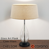 GLASS ART FLASK by CHELSOM (3 variants)