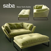 New York Suite by Saba Italia - 1 Seater & Ottoman