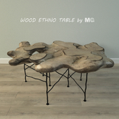 Wood ethno table