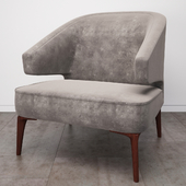 Divani Casa Hayden Grey Fabric Chair