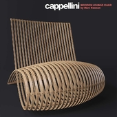 Cappellini wooden lounge chair