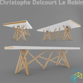 Christophe Delcourt Le Robin table