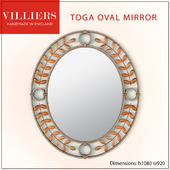 Villiers Toga Oval Mirror