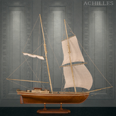 Model sailboat ACHILLES
