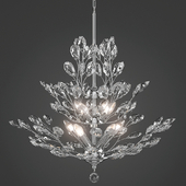 Upside-Down Silver Leaf chandelier
