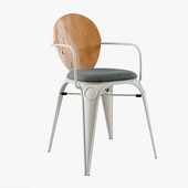 Louix chair soft and wood seat - Louix chairs with wooden and soft Seats
