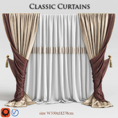 Штора классическая (curtain classik)