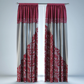 Curtain with pattern